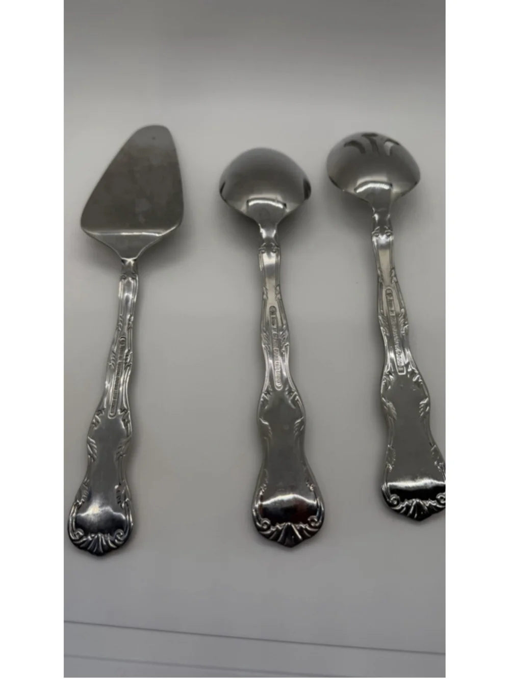reed and barton stainless serving pieces Set Of 3